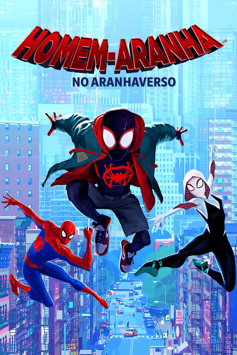 Pôster do Homem-Aranha no Aranhaverso